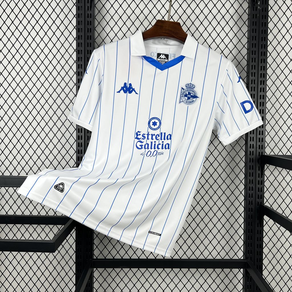 Deportivo de La Coruna 2025/26 Camisola Retro – Homem