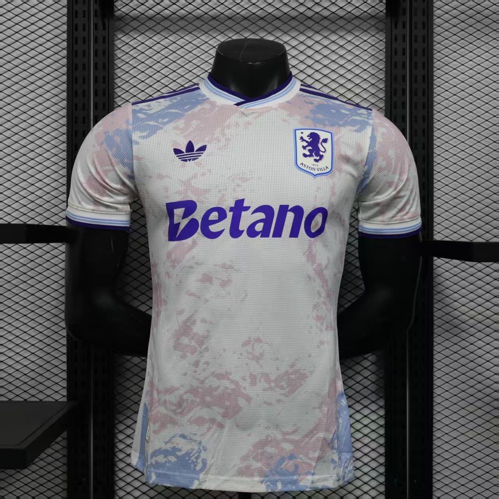 Aston Villa 2025/26 Camisola Terceira Versão Jogador – Homem