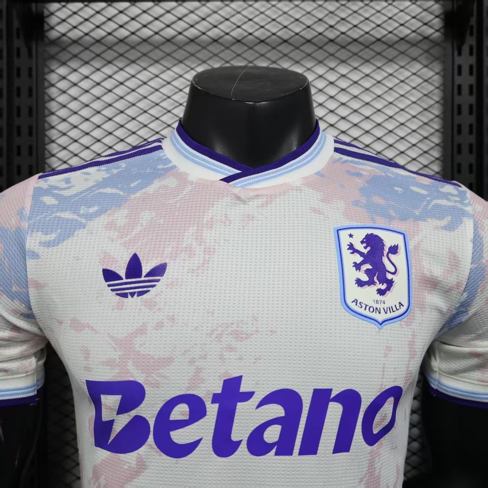 Aston Villa 2025/26 Camisola Terceira Versão Jogador – Homem