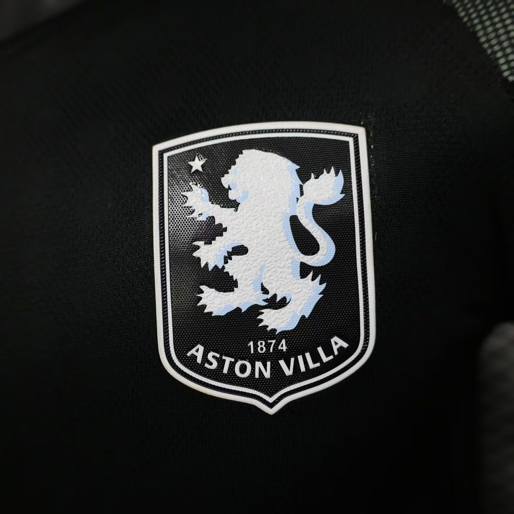 Aston Villa 2025/26 Camisola Alternativa Versão Jogador – Homem