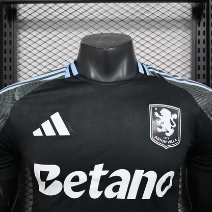 Aston Villa 2025/26 Camisola Alternativa Versão Jogador – Homem