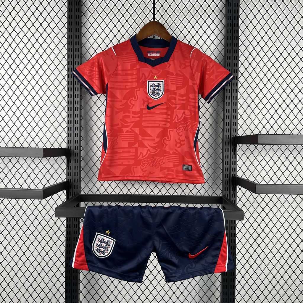 Inglaterra 2026 Conjunto Alternativo Mundial – Criança