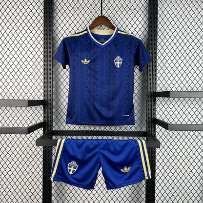 Suécia 2026 Conjunto Alternativo Mundial – Criança