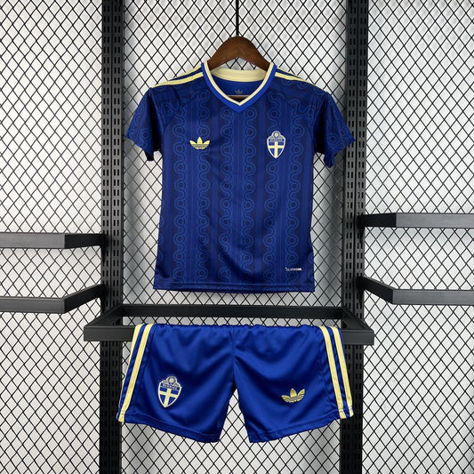 Suécia 2026 Conjunto Alternativo Mundial – Criança