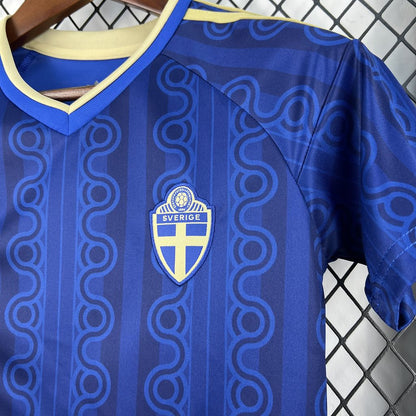 Suécia 2026 Conjunto Alternativo Mundial – Criança