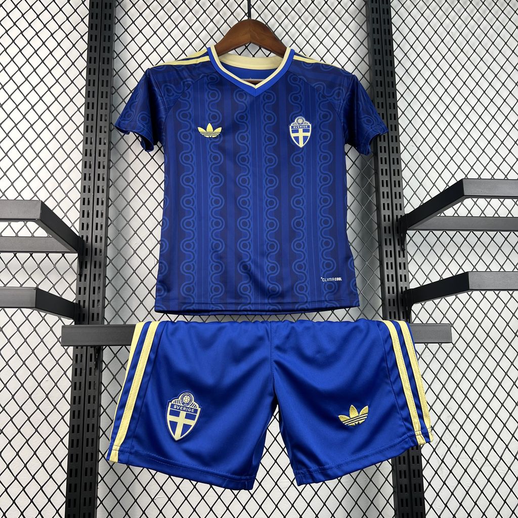 Suécia 2026 Conjunto Alternativo Mundial – Criança