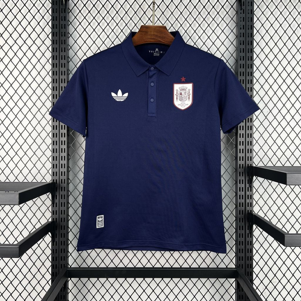 Espanha 2026 Camisola Polo Mundial – Homem