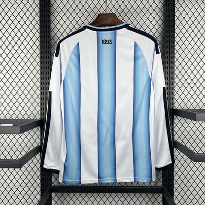 Argentina 2026 Camisola Principal Mundial de Manga Comprida – Homem