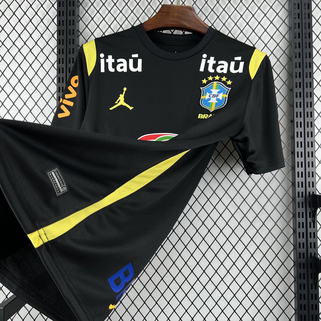 Brasil 2026 Camisola de Pré-Jogo Mundial – Homem