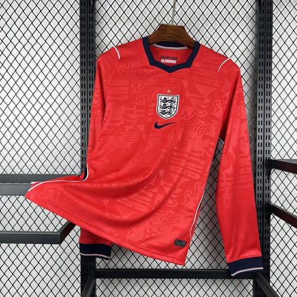 Inglaterra 2026 Camisola Alternativa Mundial de Manga Comprida – Homem