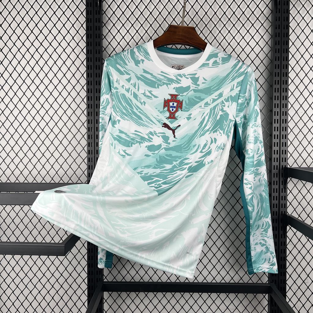Portugal 2026 Mundial Alternativa de Manga Comprida Jeresy – Homem