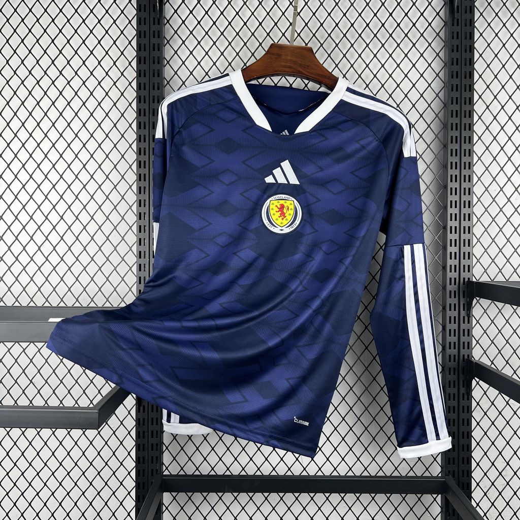 Escócia 2026 Camisola Principal Mundial de Manga Comprida – Homem