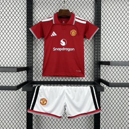 Manchester United 2026/27 Conjunto Principal – Criança