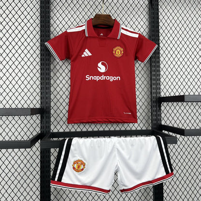 Manchester United 2026/27 Conjunto Principal – Criança