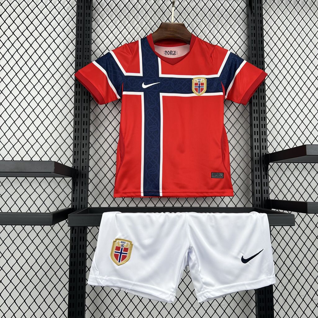 Noruega 2026 Conjunto Principal Mundial – Criança