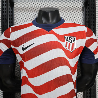 EUA 2026 Camisola Principal Mundial Versão Jogador – Homem