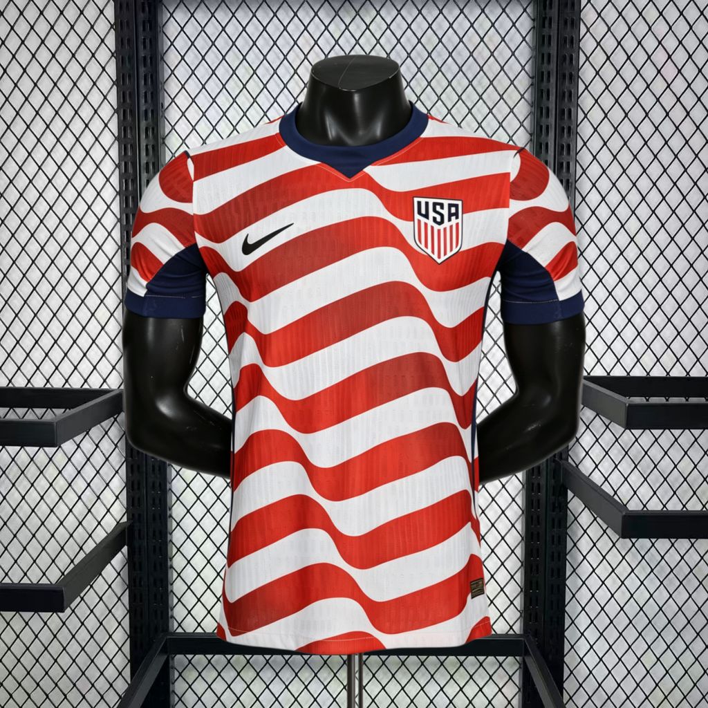 EUA 2026 Camisola Principal Mundial Versão Jogador – Homem