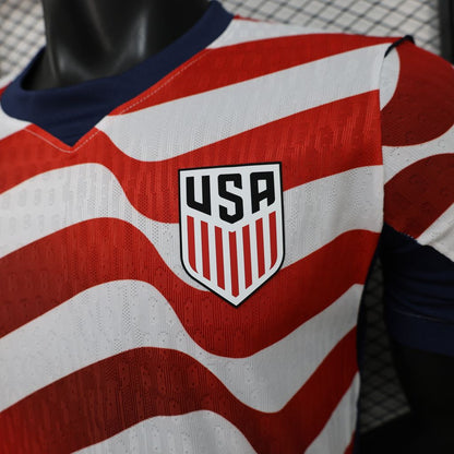 EUA 2026 Camisola Principal Mundial Versão Jogador – Homem