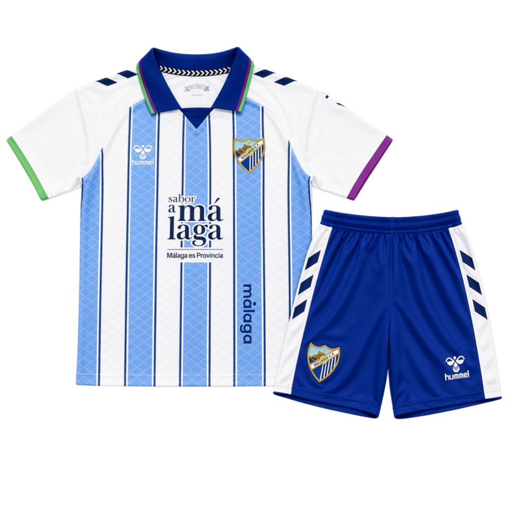 Malaga 2026/27 Conjunto Principal – Criança