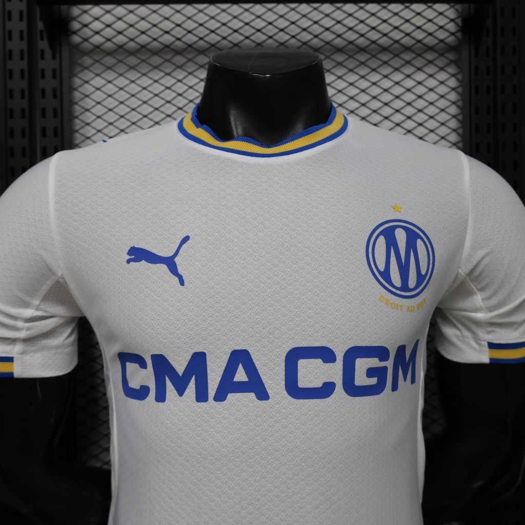 Olympique Marseille 2026/27 Camisola Principal de Manga Comprida Versão Jogador – Homem