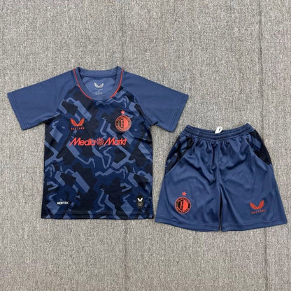Feyenoord Rotterdam 2026/27 Conjunto Terceiro – Criança