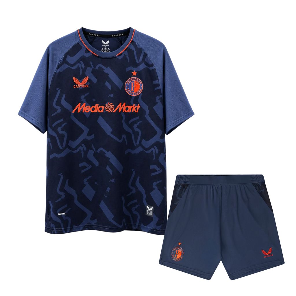 Feyenoord Rotterdam 2026/27 Conjunto Terceiro – Criança