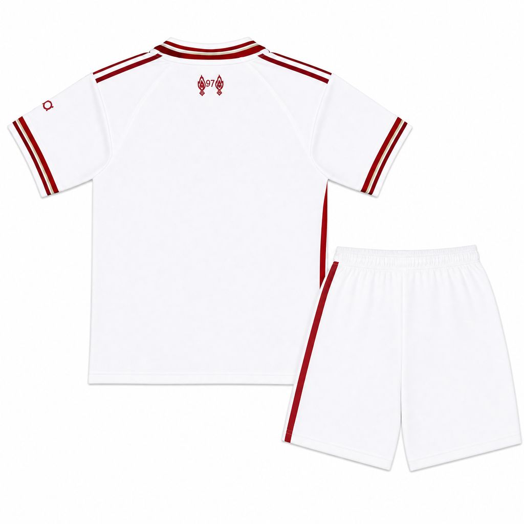 Liverpool 2026/27 Conjunto Alternativo – Criança