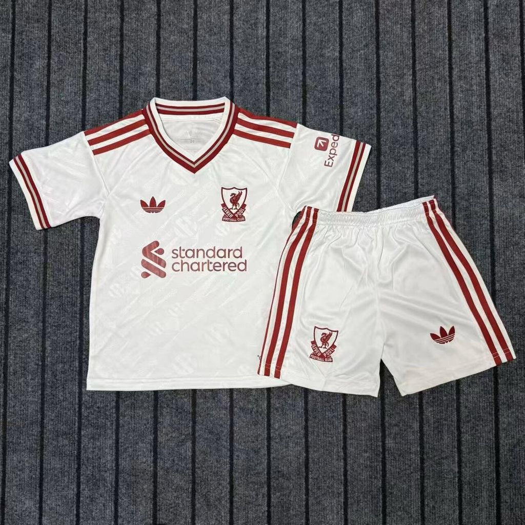 Liverpool 2026/27 Conjunto Alternativo – Criança