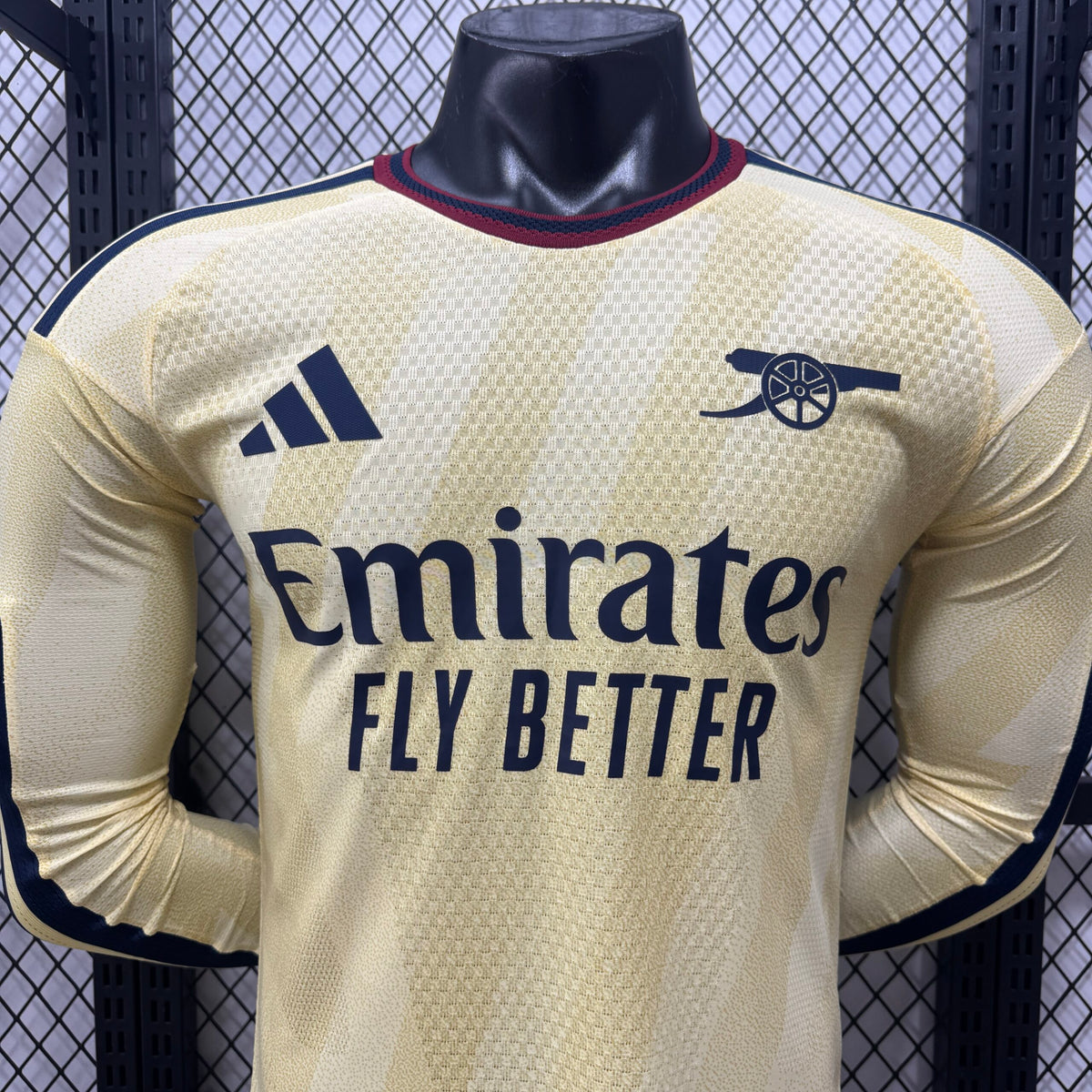 Arsenal 2026/27 Camisola Alternativa de Manga Comprida Versão Jogador – Homem