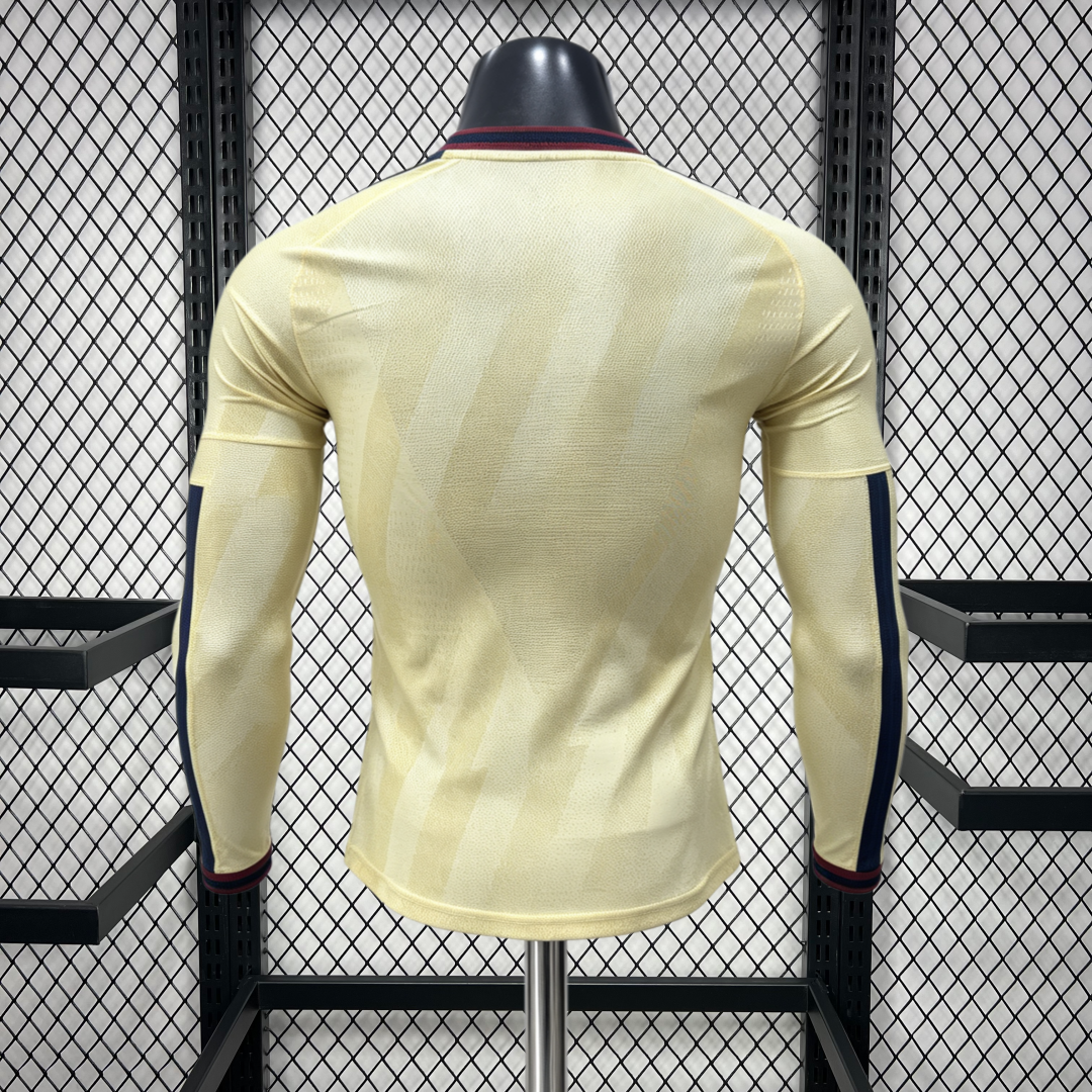 Arsenal 2026/27 Camisola Alternativa de Manga Comprida Versão Jogador – Homem