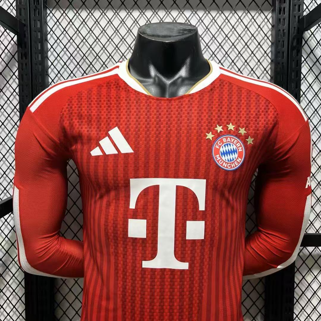 Bayern de Munique 2026/27 Camisola Principal de Manga Comprida Versão Jogador – Homem