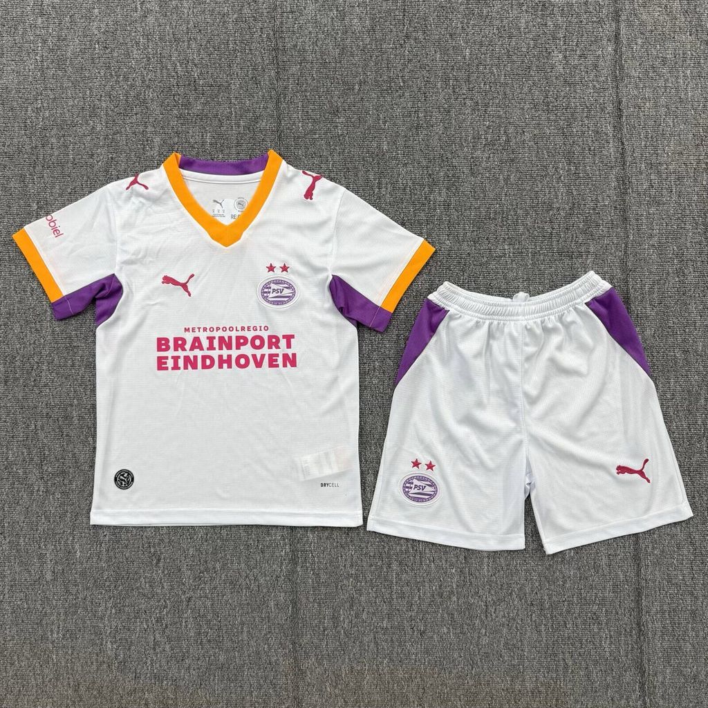 PSV Eindhoven 2026/27 Conjunto Alternativo – Criança