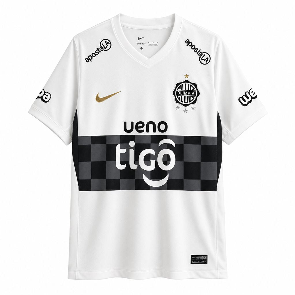 Club Olimpia 2025/26 Camisola Principal – Homem