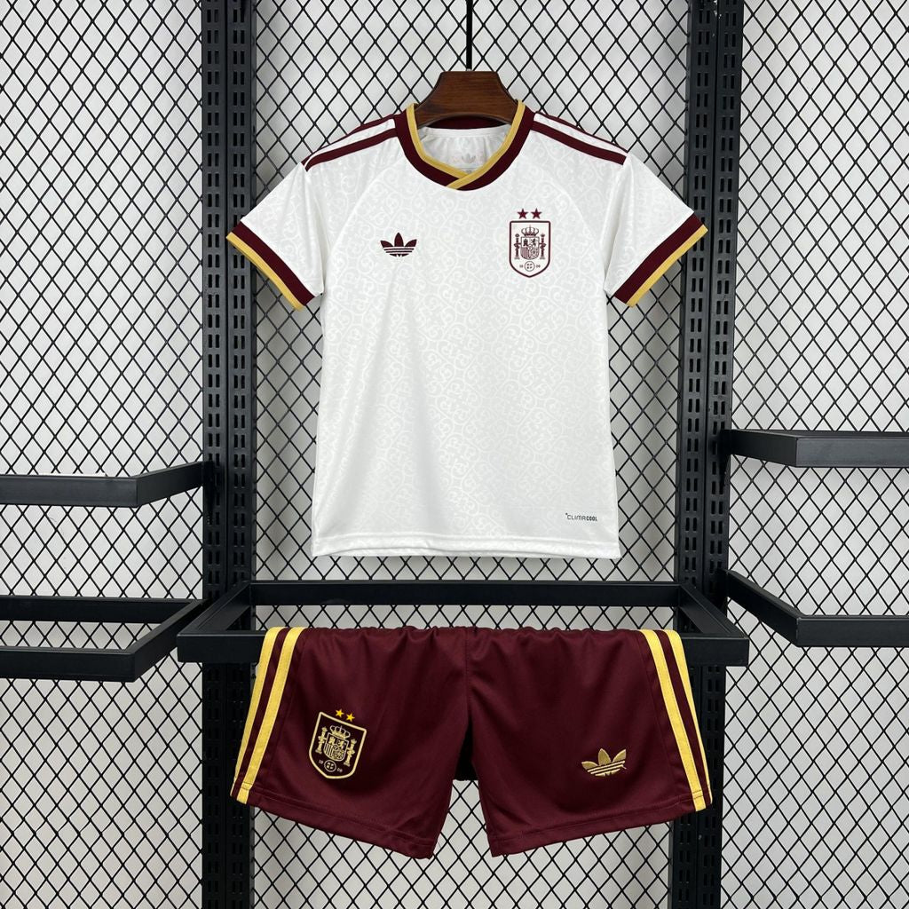 Espanha 2026 Conjunto Alternativo Mundial (Versão Campeão 2 Estrelas) – Criança