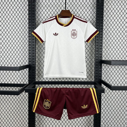 Espanha 2026 Conjunto Alternativo Mundial (Versão Campeão 2 Estrelas) – Criança