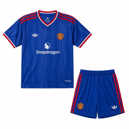 Manchester United 2026/27 Conjunto Alternativo – Criança