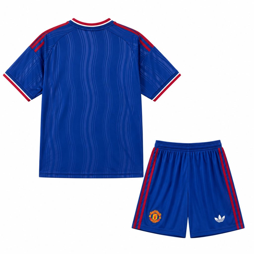Manchester United 2026/27 Conjunto Alternativo – Criança