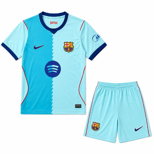Barcelona 2026/27 Conjunto Terceiro – Criança