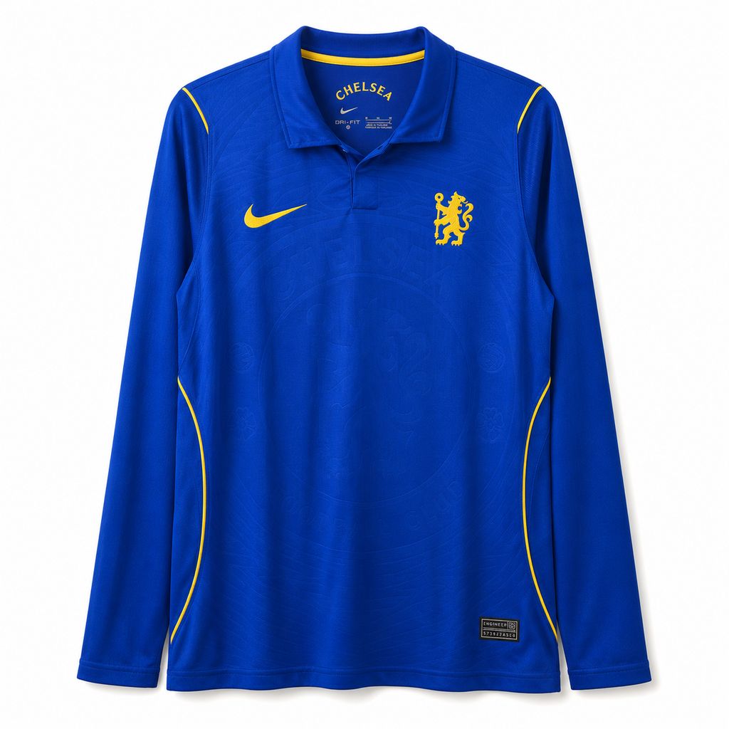 Chelsea 2026/27 Camisola Principal de Manga Comprida – Homem