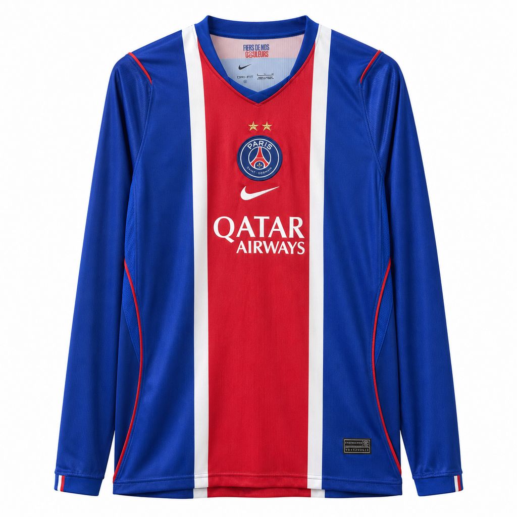 Paris Saint-Germain 2026/27 Camisola Principal de Manga Comprida – Homem