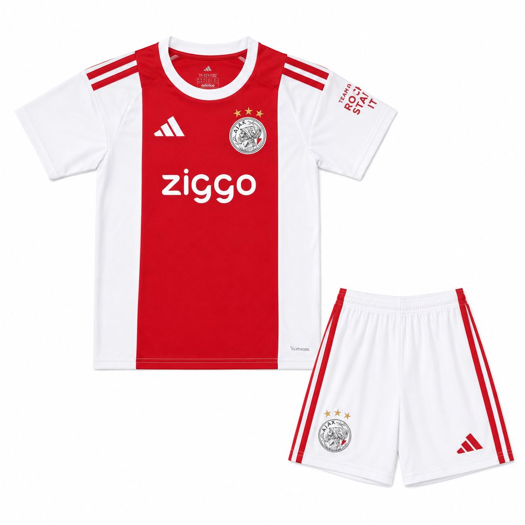 Ajax 2026/27 Conjunto Principal – Criança
