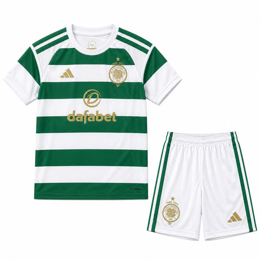 Celtic 2026/27 Conjunto Principal – Criança