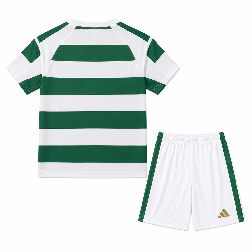Celtic 2026/27 Conjunto Principal – Criança