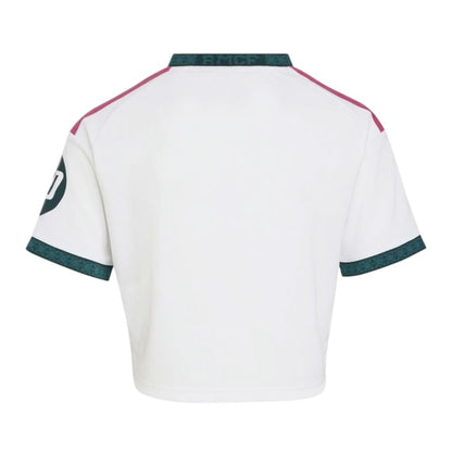 Real Madrid 2026/27 Camisola Principal Cropped – Mulher