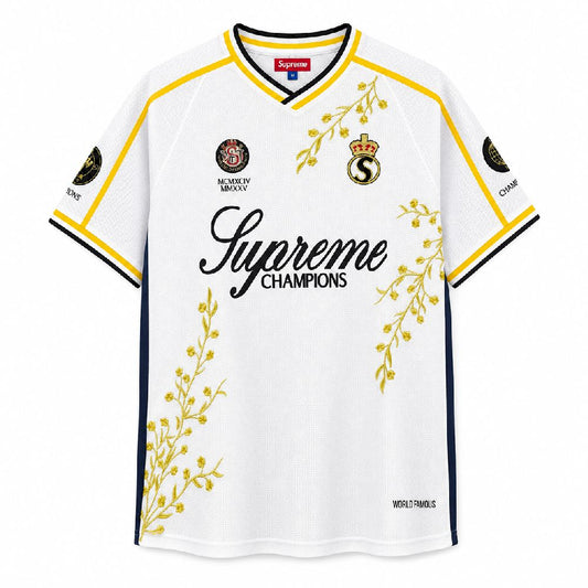 Sup 2026 Camisola FW25 Floral Embroidered Champions – Homem