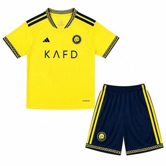 Al-Nassr FC 2026/27 Conjunto Principal – Criança