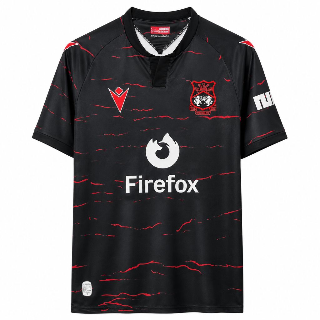 Wrexham 2026/27 Camisola Alternativa – Homem