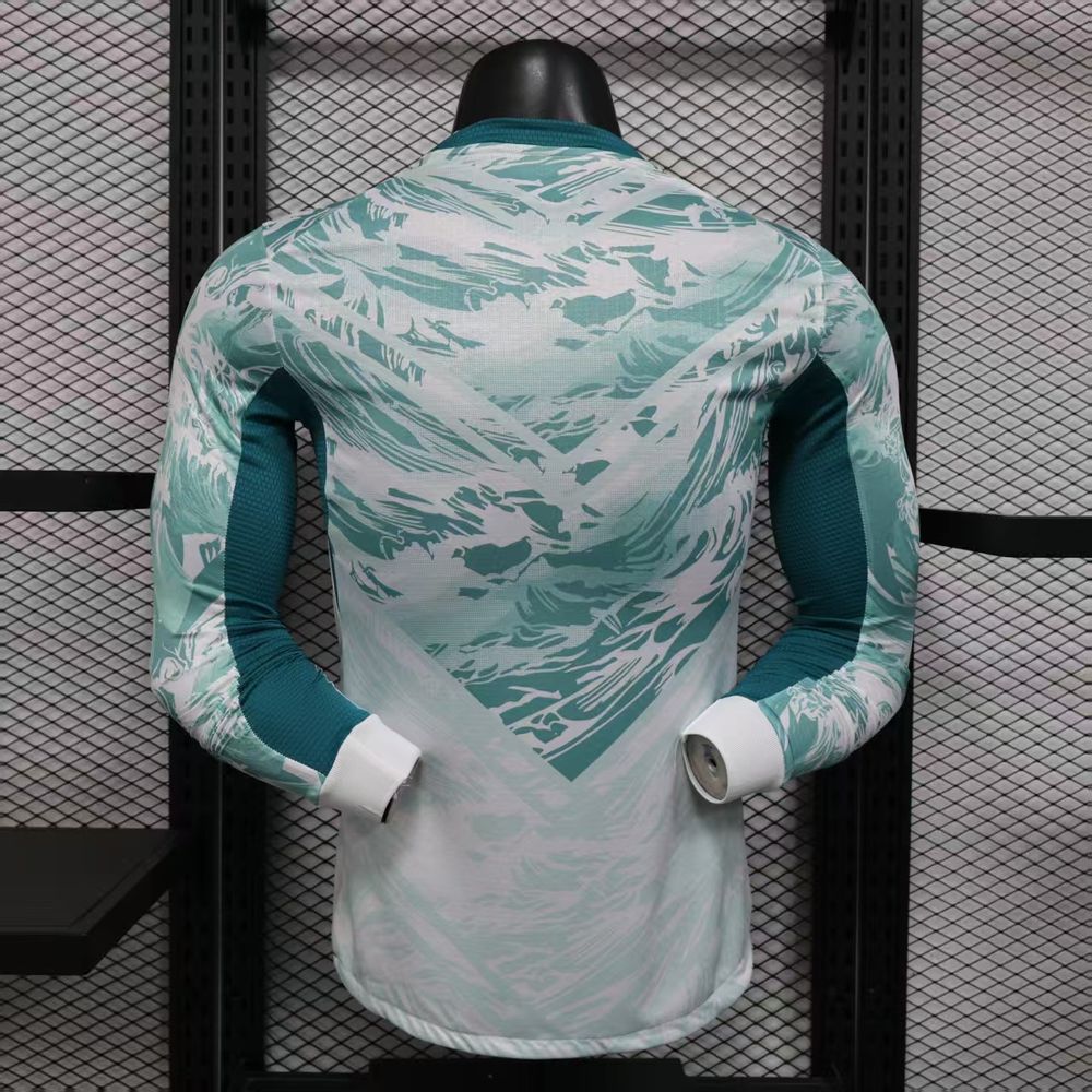 Portugal 2026 Camisola Alternativa Mundial de Manga Comprida Versão Jogador – Homem