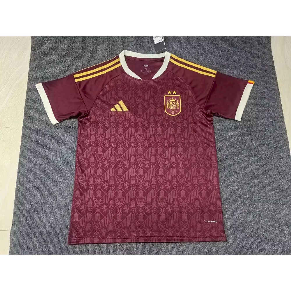Espanha 2026 Camisola Mundial Conceito Versão (Versão Campeão 2 Estrelas) – Homem