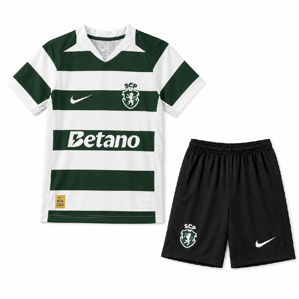 Sporting CP 2026/27 Conjunto Principal – Criança